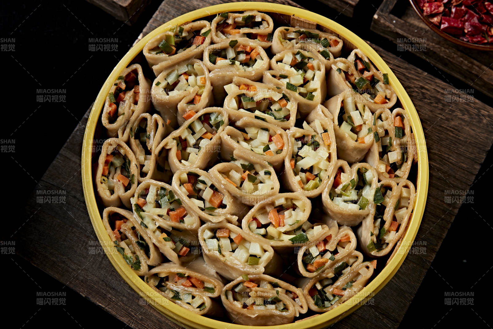 張家口地區(qū)特色美食壩上莜面組合餐