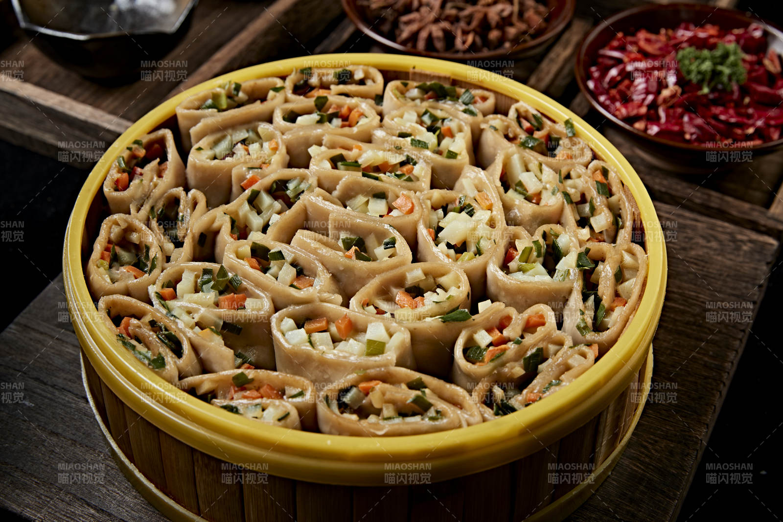 张家口地区特色美食坝上莜面组合餐