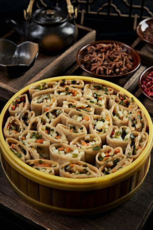 张家口地区特色美食坝上莜面组合餐