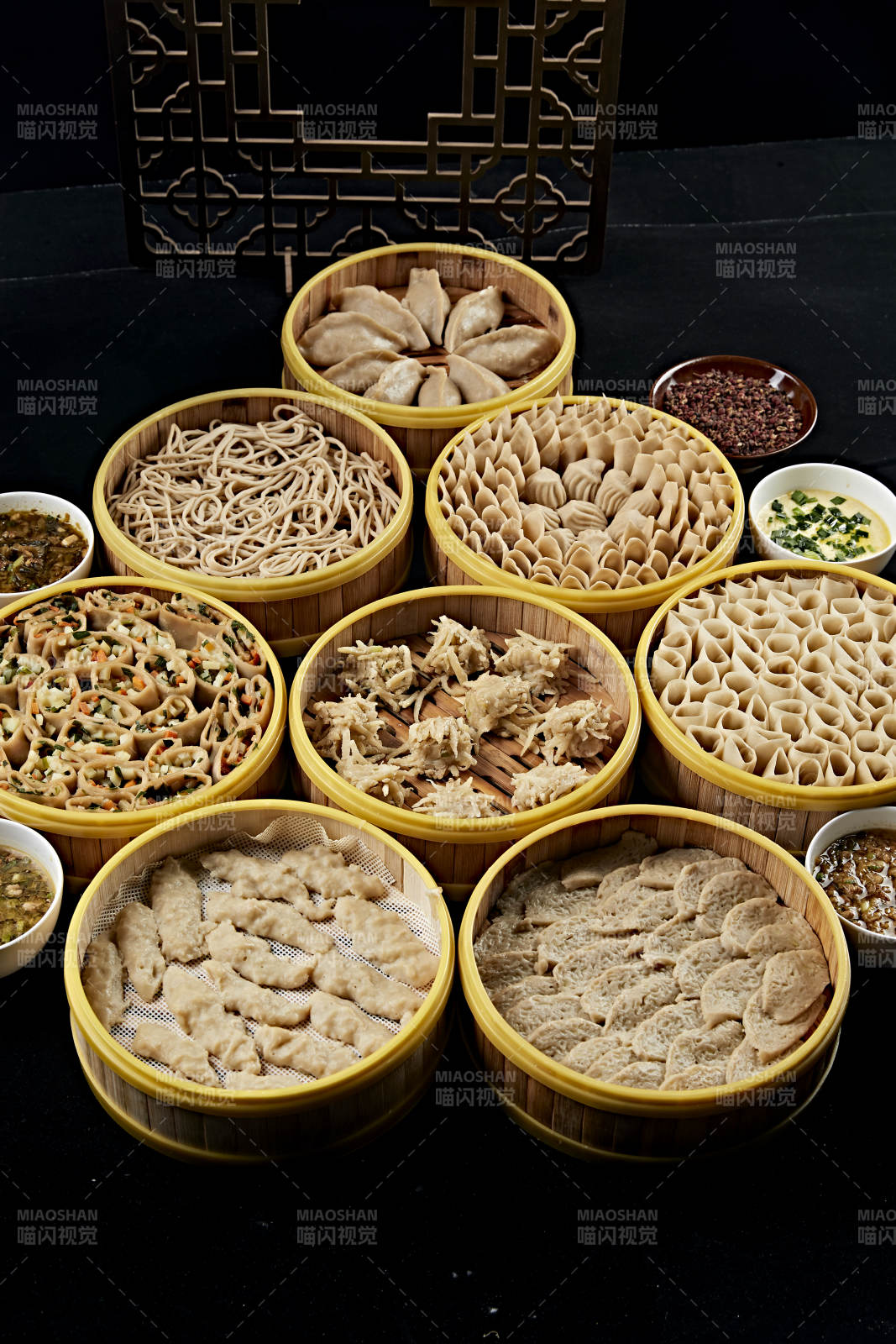 张家口地区特色美食坝上莜面组合餐