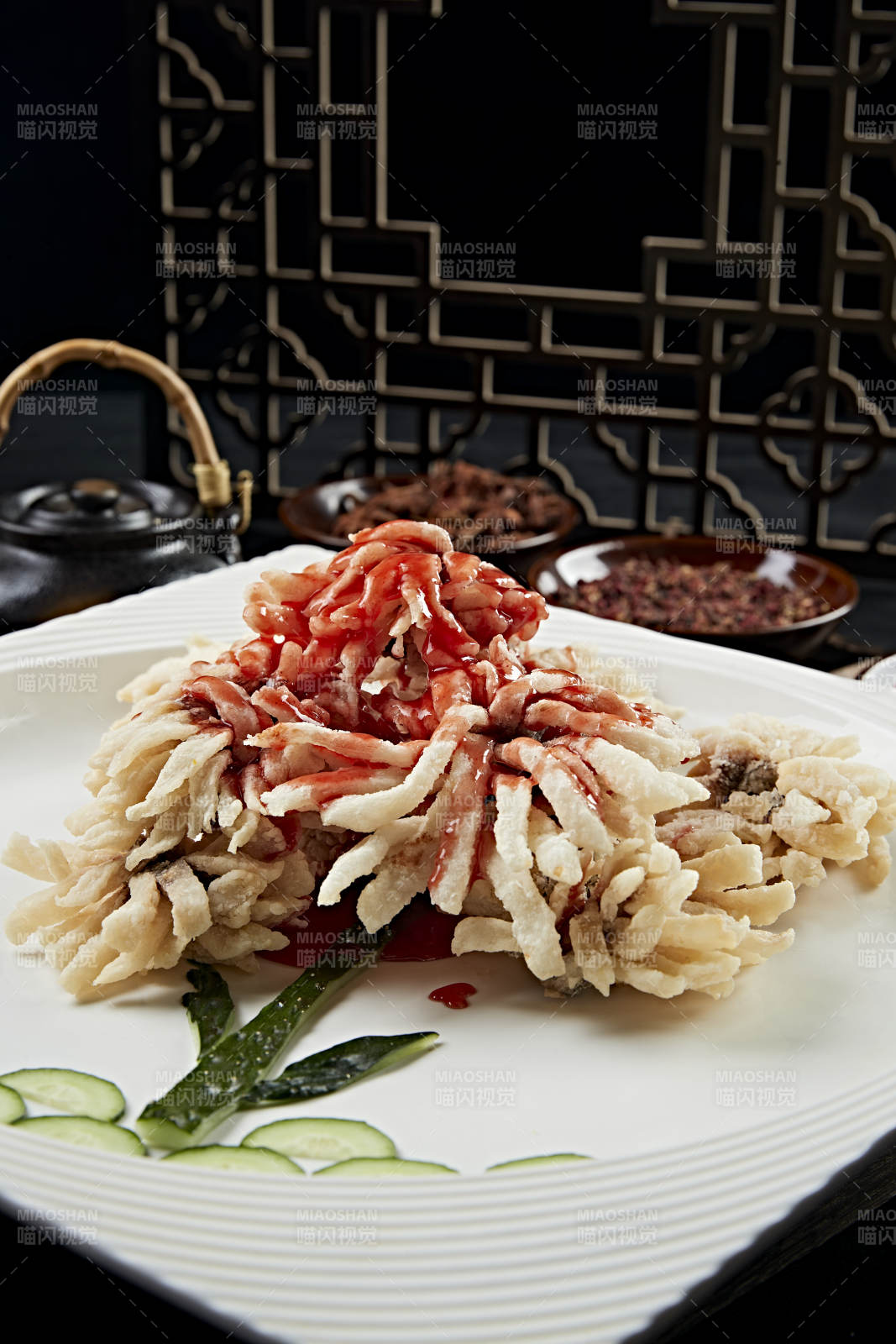 油炸浇汁狮子鱼