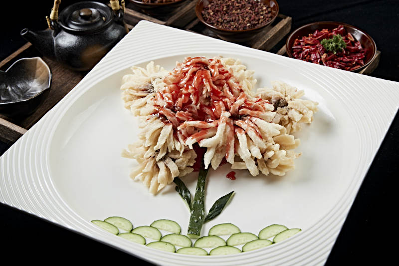 油炸浇汁狮子鱼