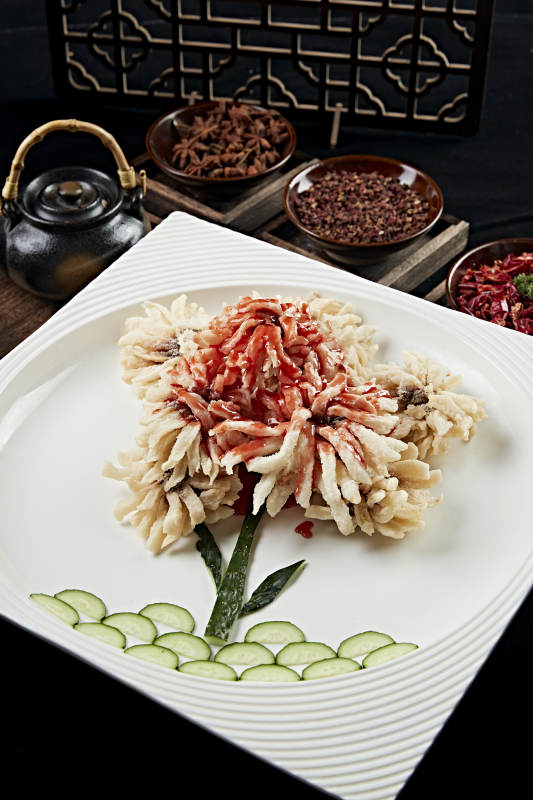 油炸浇汁狮子鱼