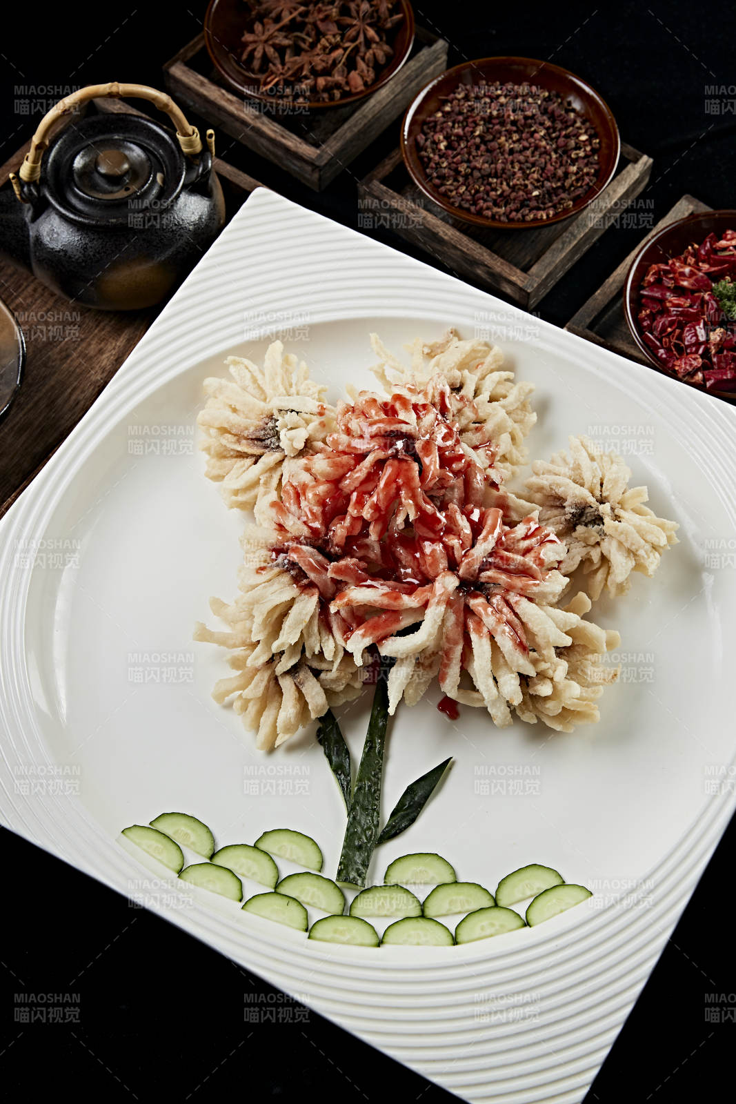 油炸浇汁狮子鱼