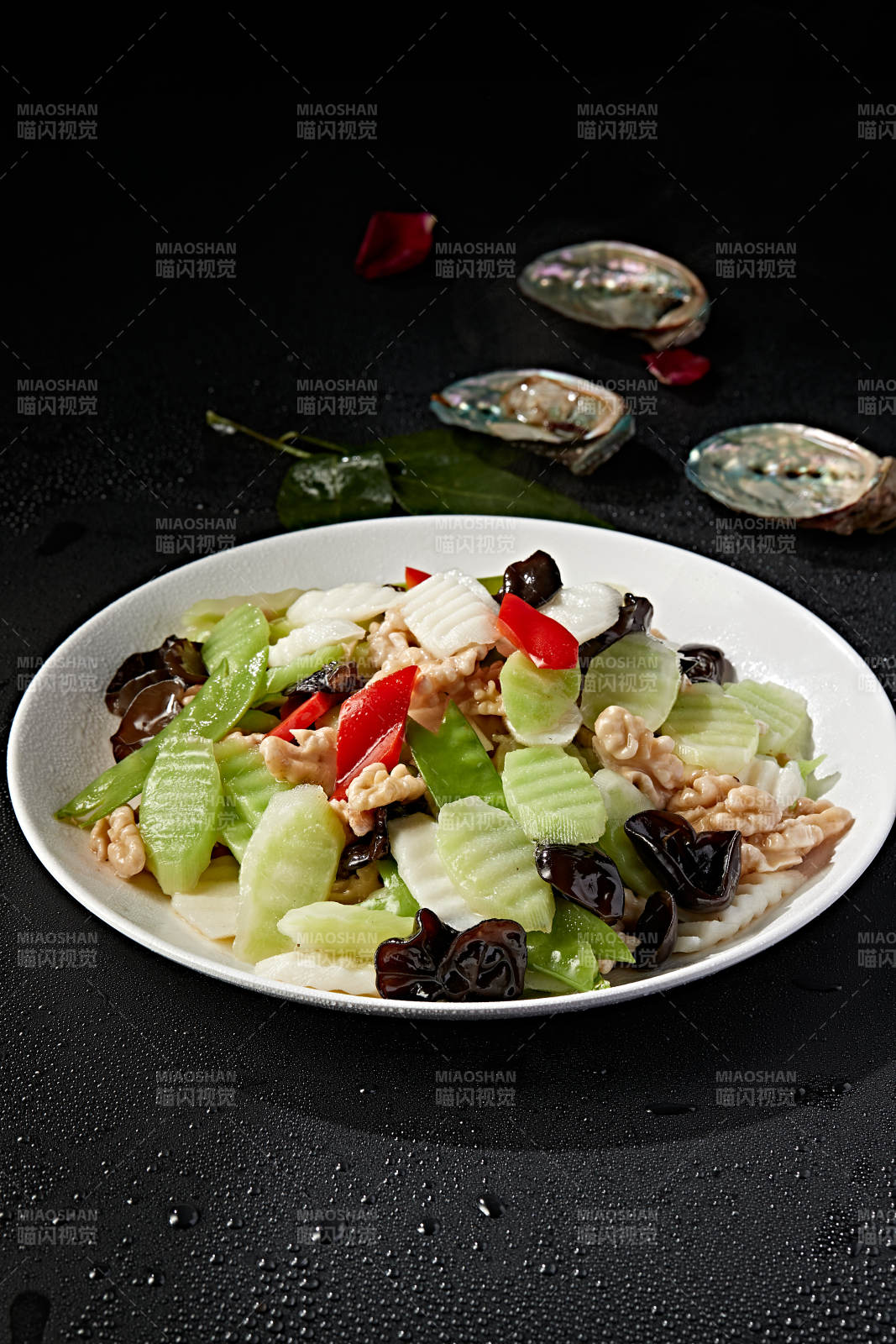 粤式小炒荷塘月色