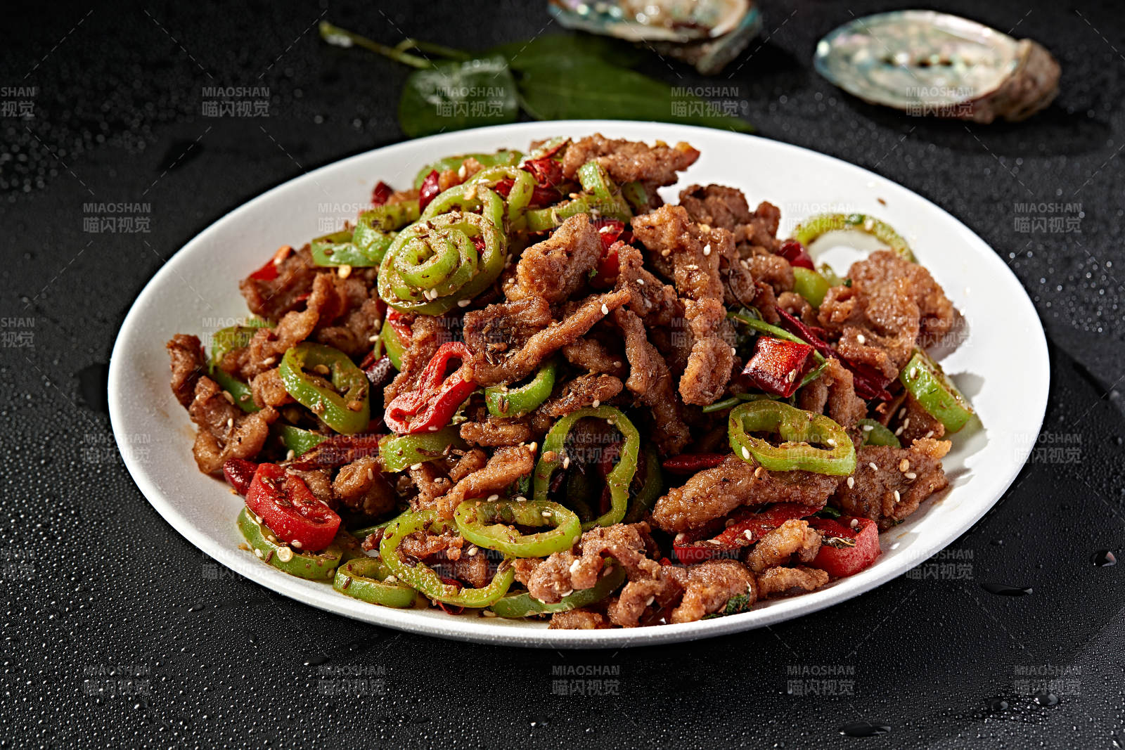 雙椒小炒孜然羊肉