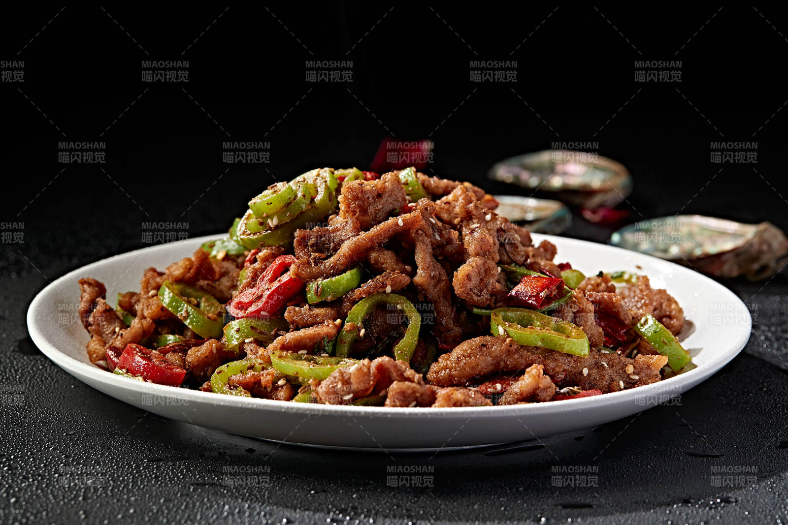 雙椒小炒孜然羊肉