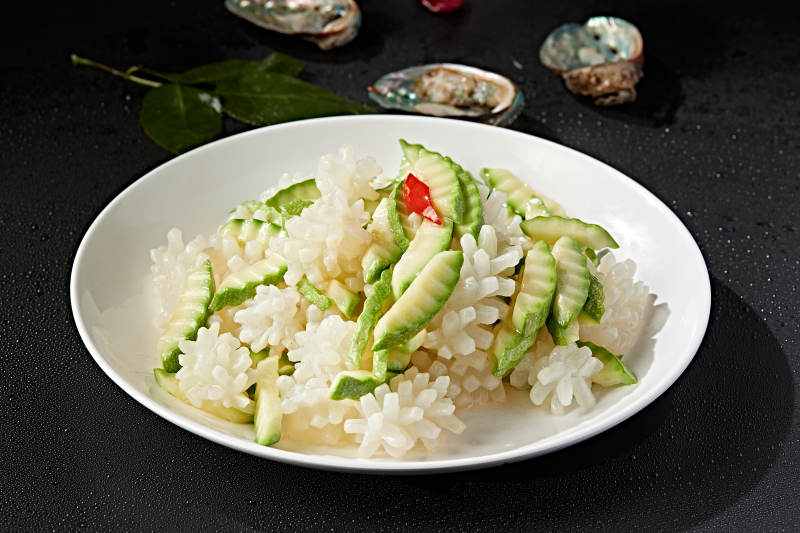 西葫芦小炒鱿鱼身