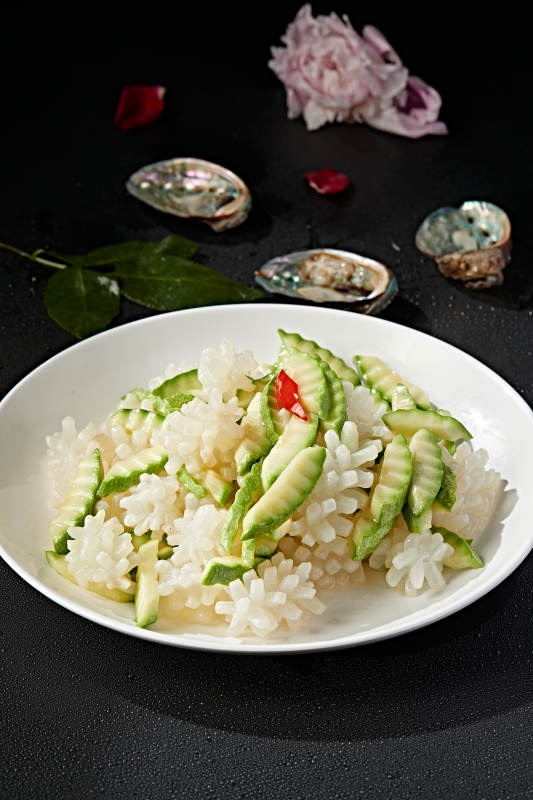 西葫芦小炒鱿鱼身