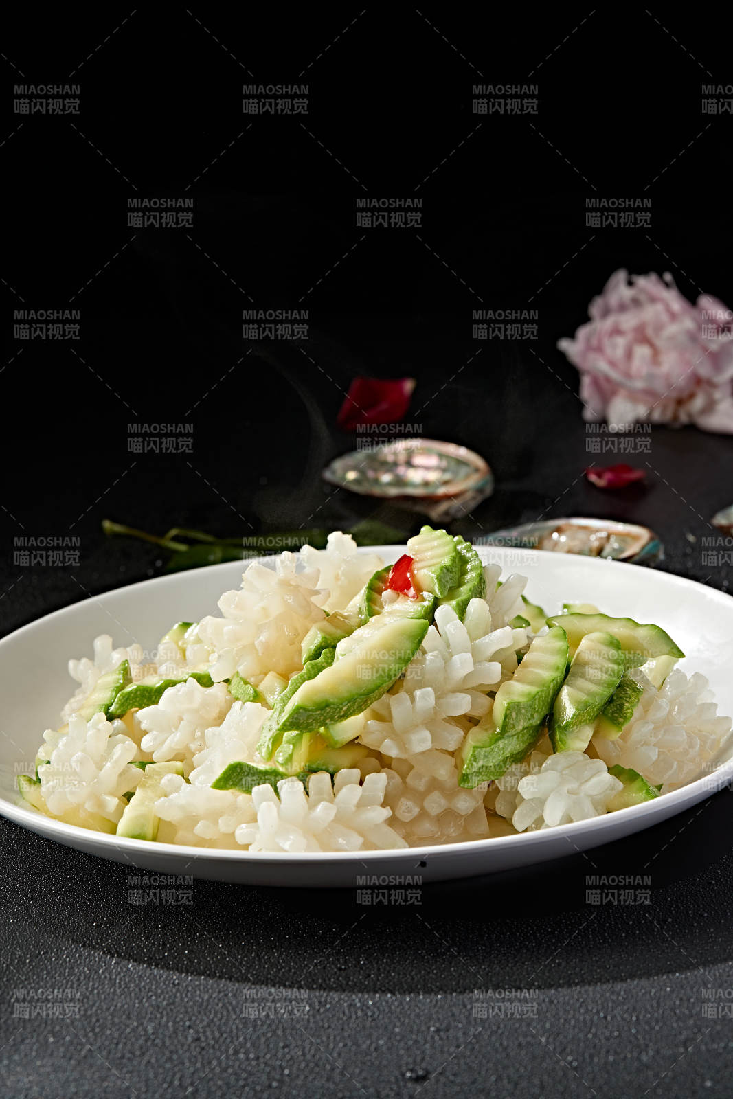 西葫芦小炒鱿鱼身