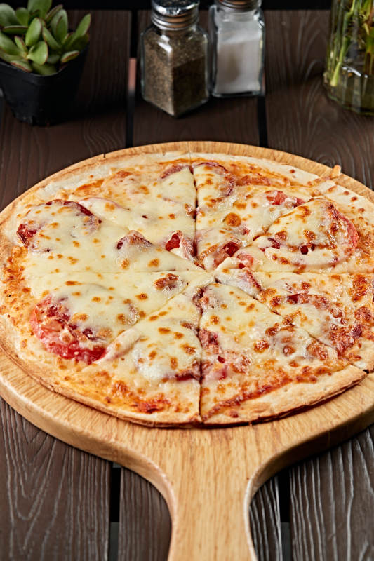 意大利芝士蔬菜培根披萨