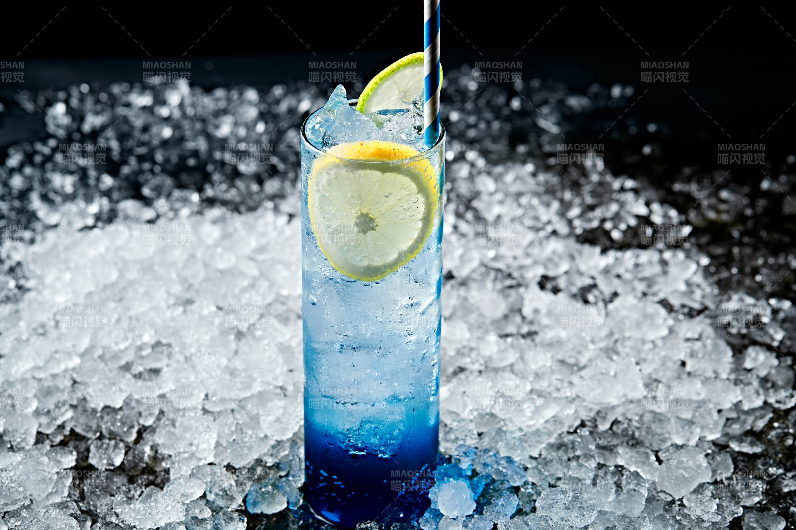 调制含酒精类饮品蓝橙伏特加