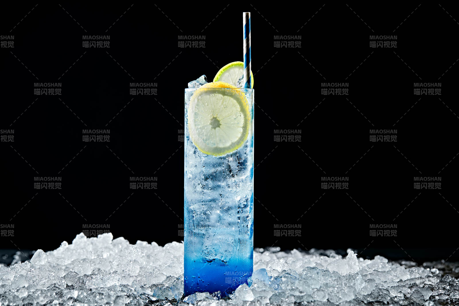 调制含酒精类饮品蓝橙伏特加