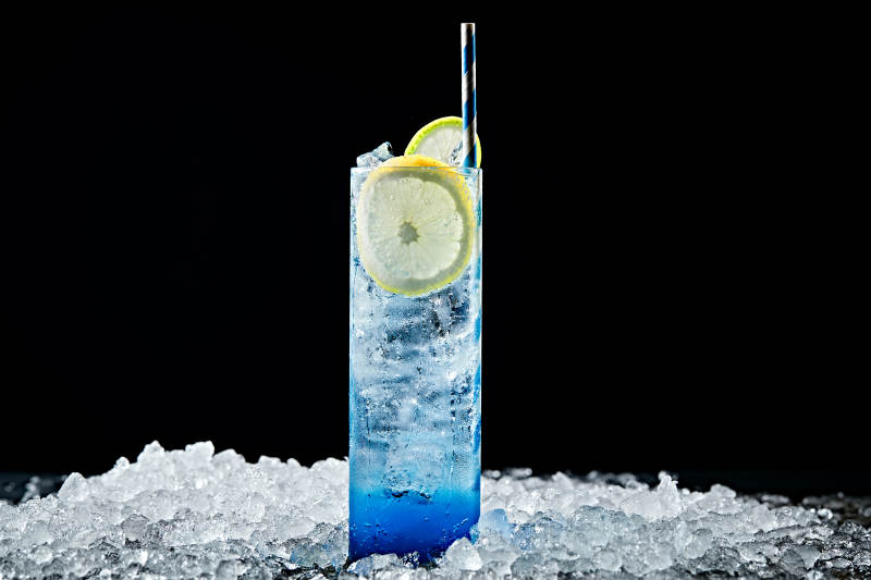 调制含酒精类饮品蓝橙伏特加