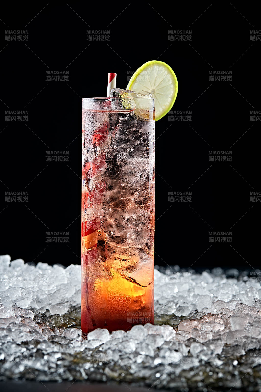 调制含酒精类饮品青柠雪碧人头马VSOP