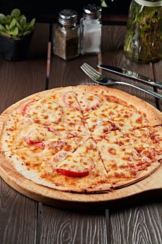 意大利芝士蔬菜培根披萨