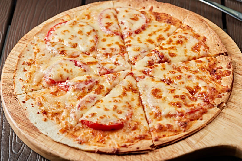 意大利芝士蔬菜培根披萨