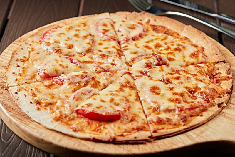 意大利芝士蔬菜培根披萨