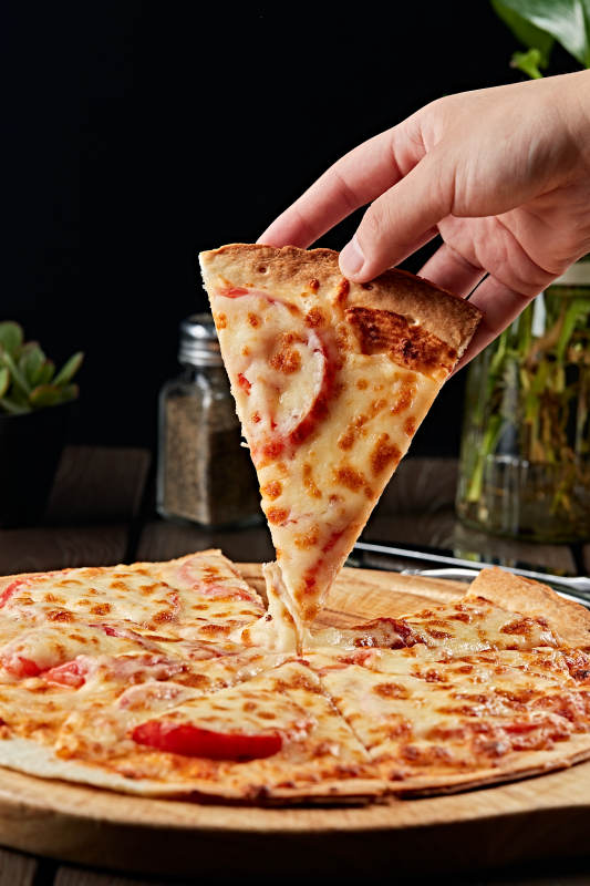 意大利芝士蔬菜培根披萨