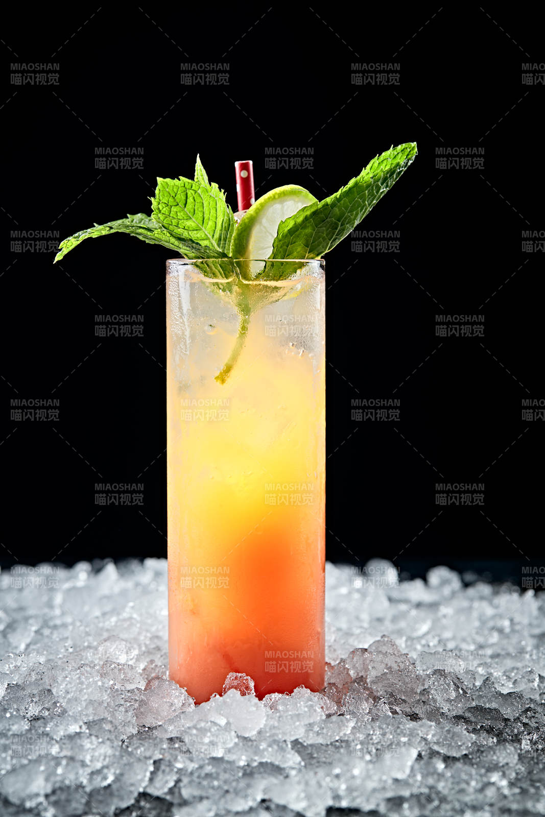 调制含酒精类饮品西柚血橙汁龙舌兰