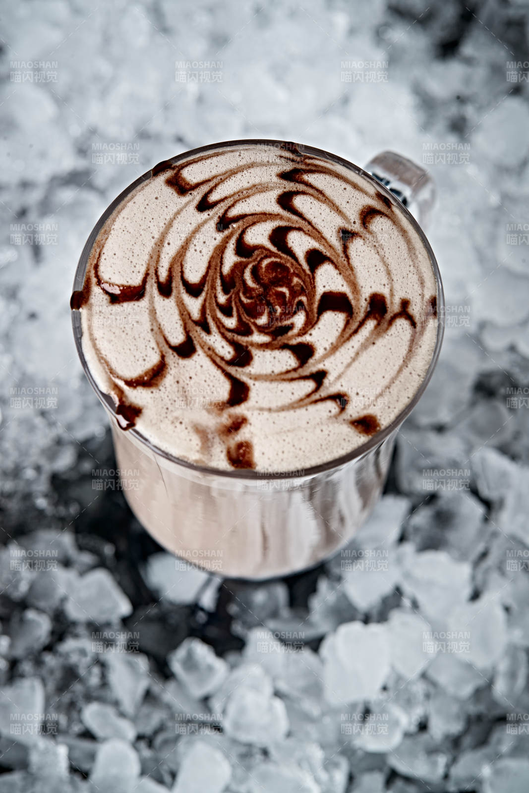 美式拉花卡布奇诺咖啡