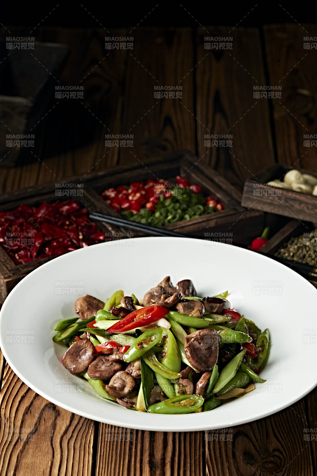 辣椒小炒猪腰片