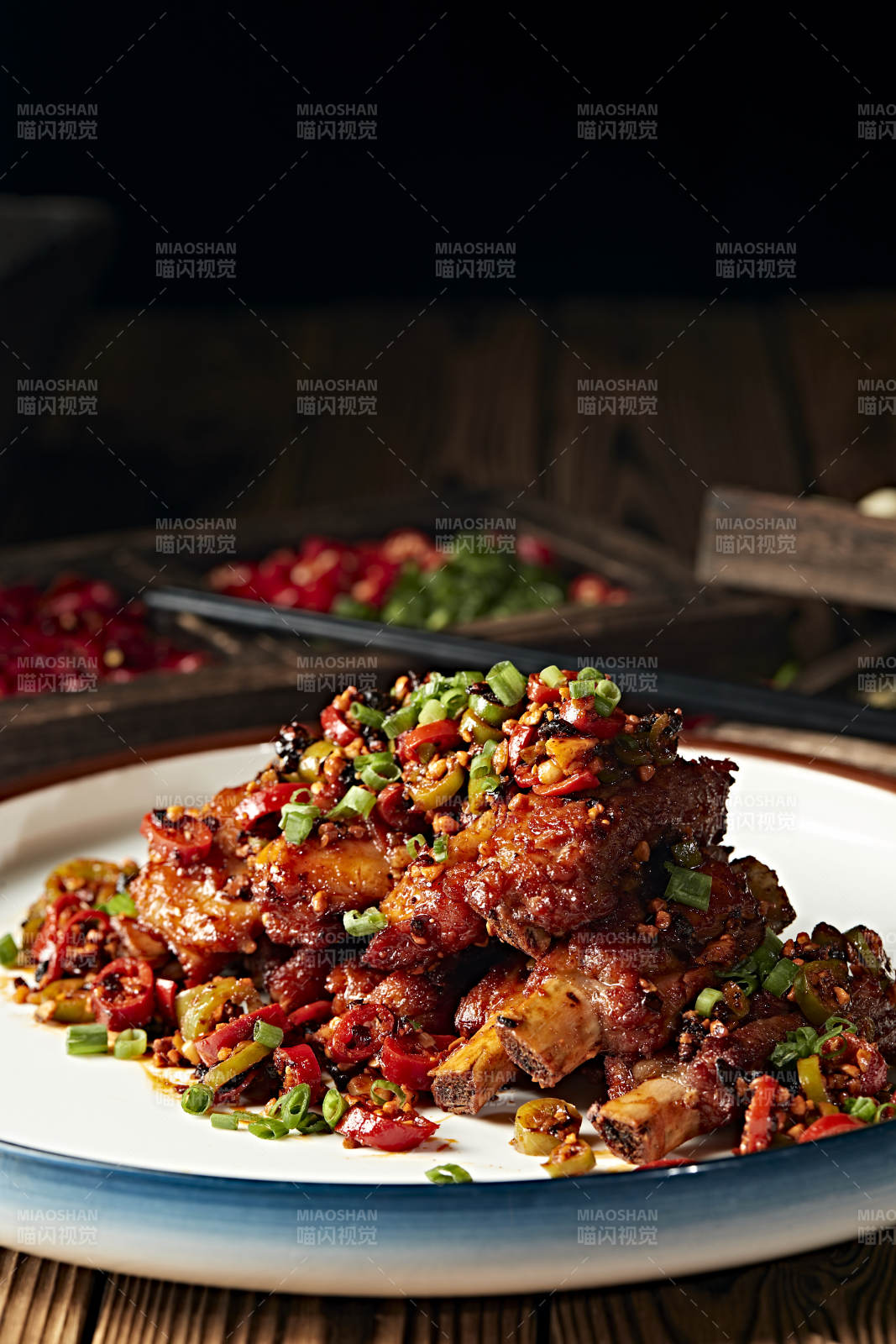 豆豉香辣豬小排