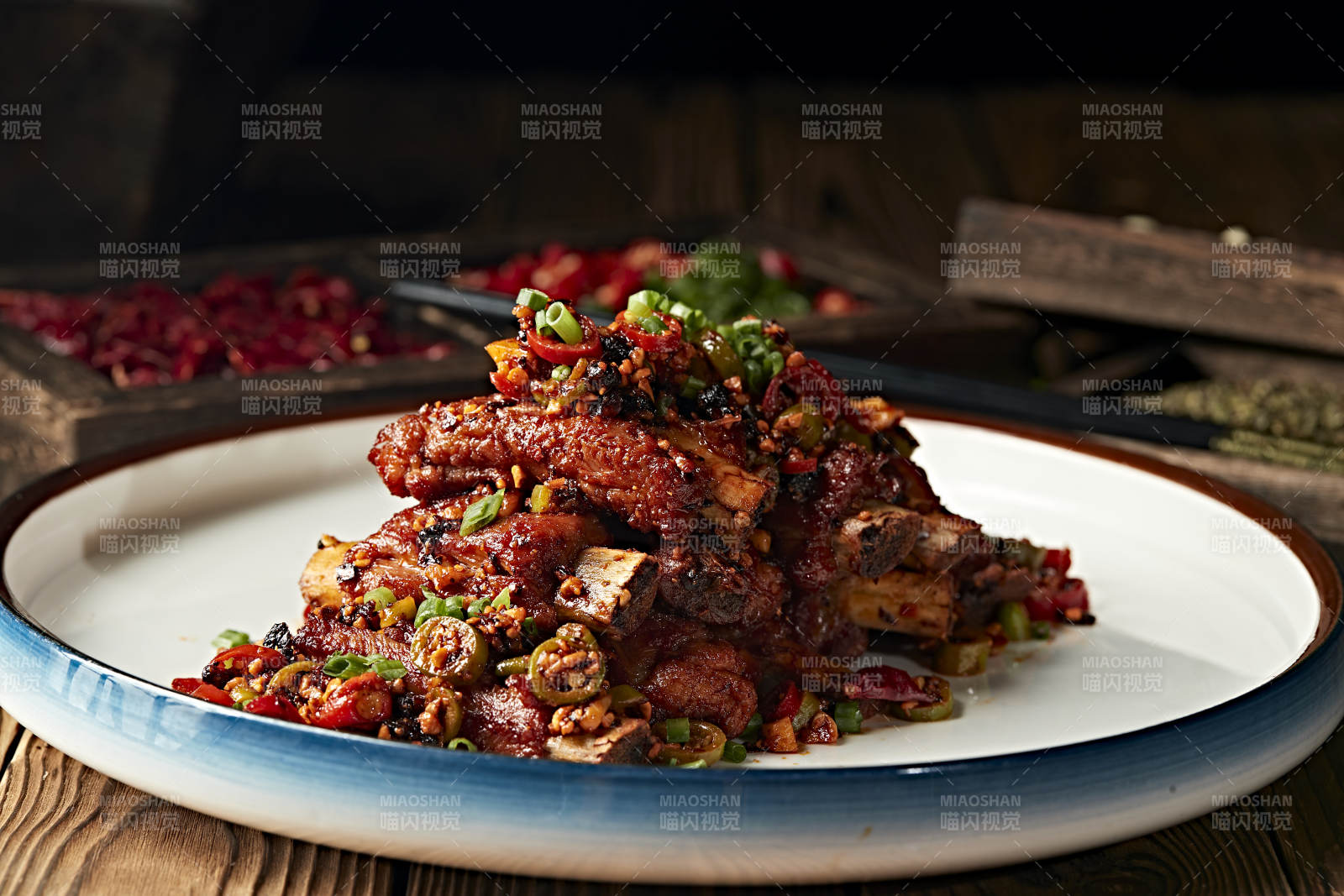 豆豉香辣豬小排