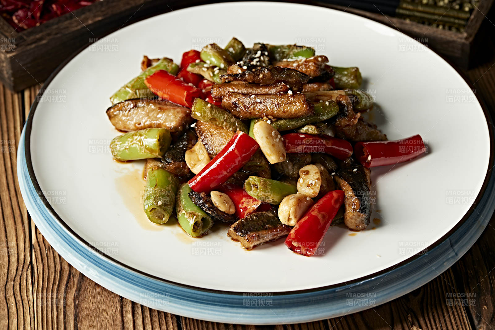 蒜香杭椒爆鳝鱼