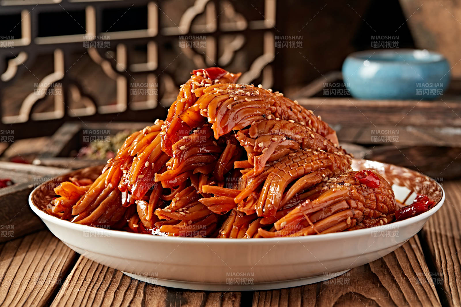 紅油香辣火箭魷魚身