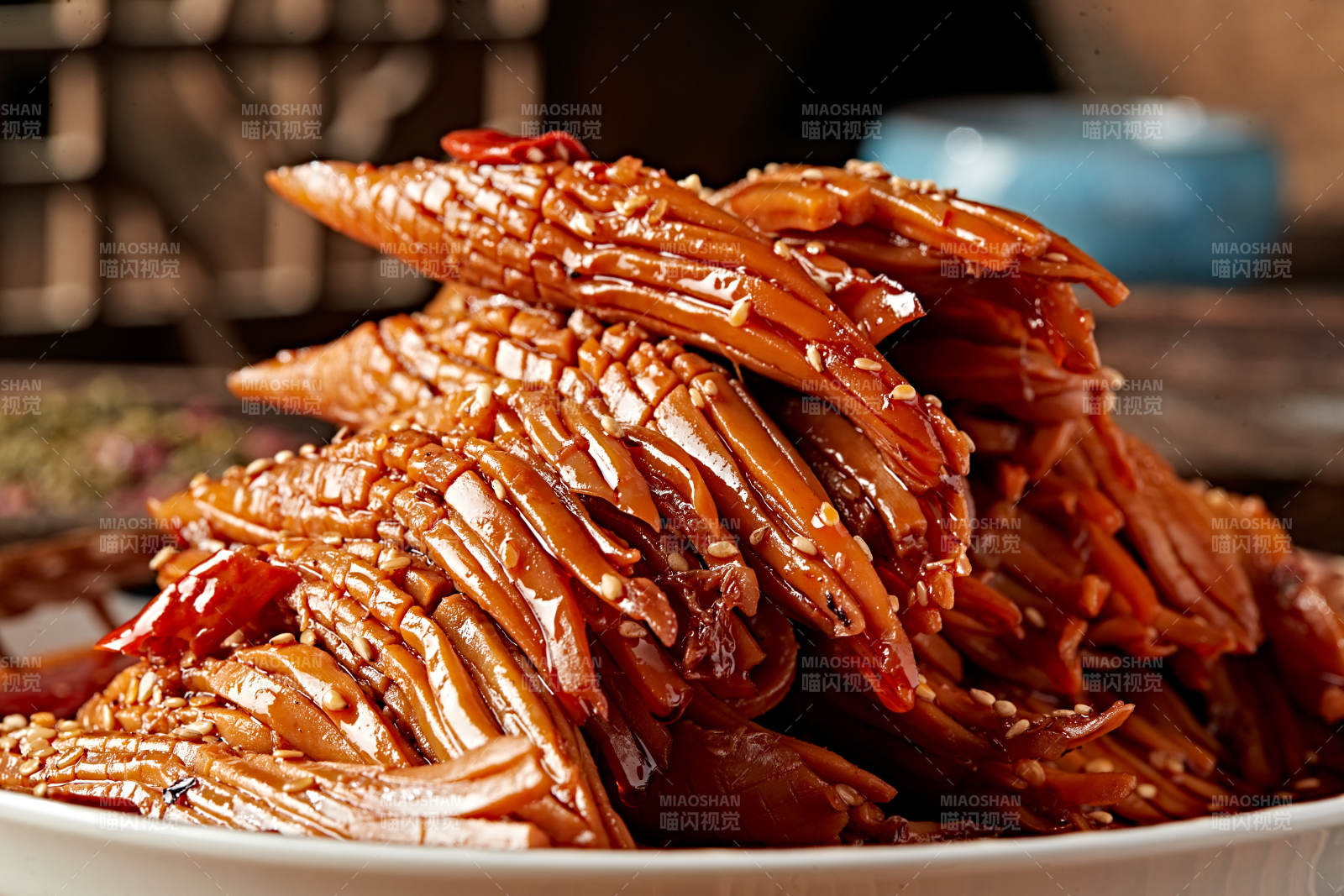 紅油香辣火箭魷魚身