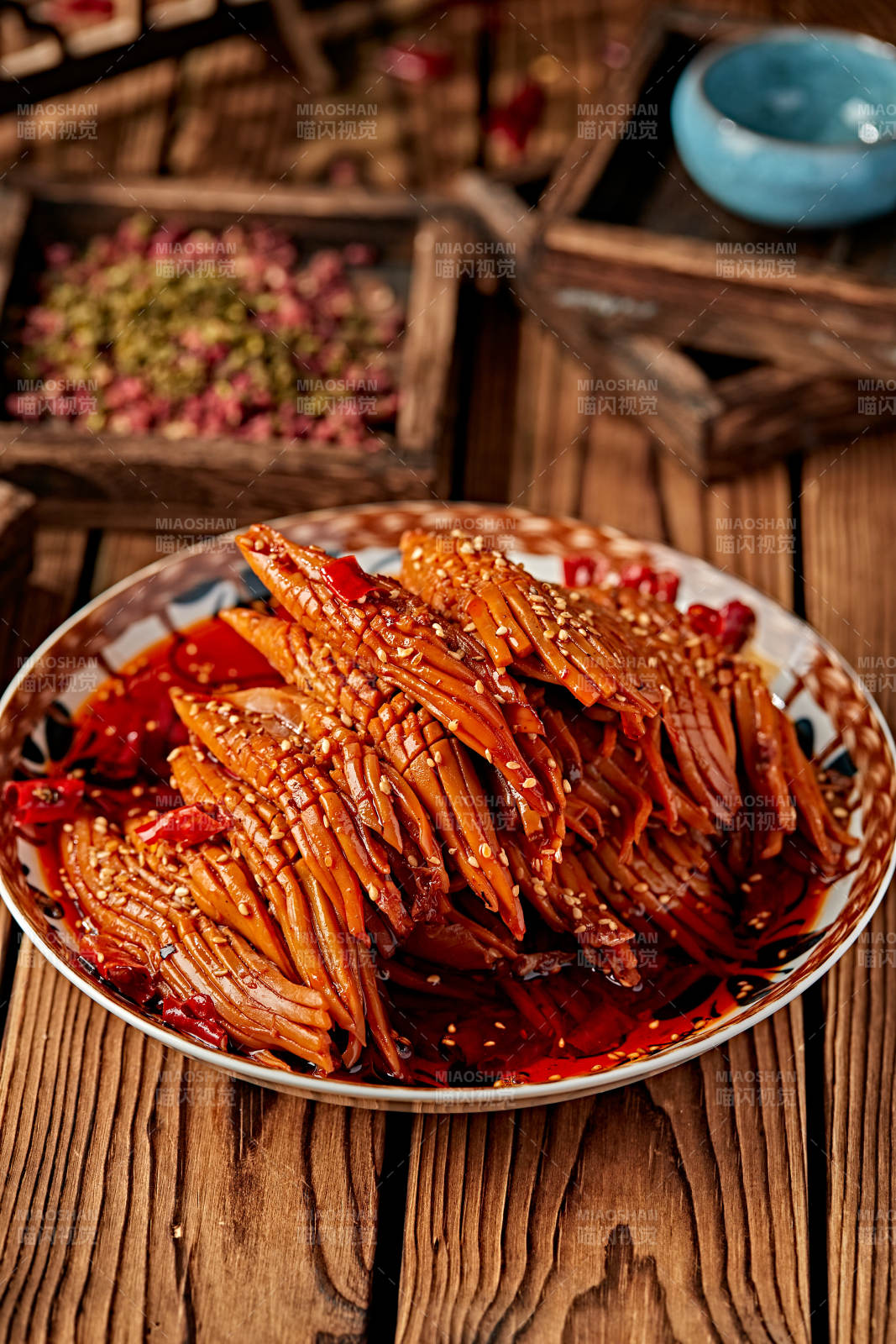 紅油香辣火箭魷魚身