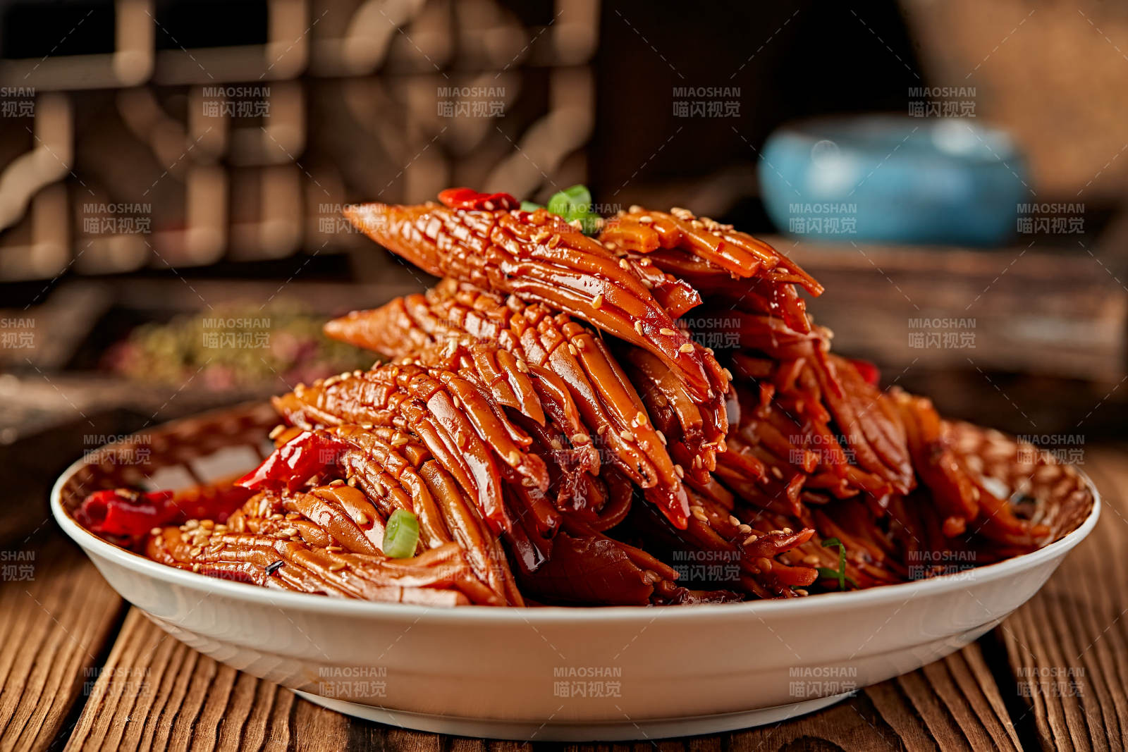 紅油香辣火箭魷魚身