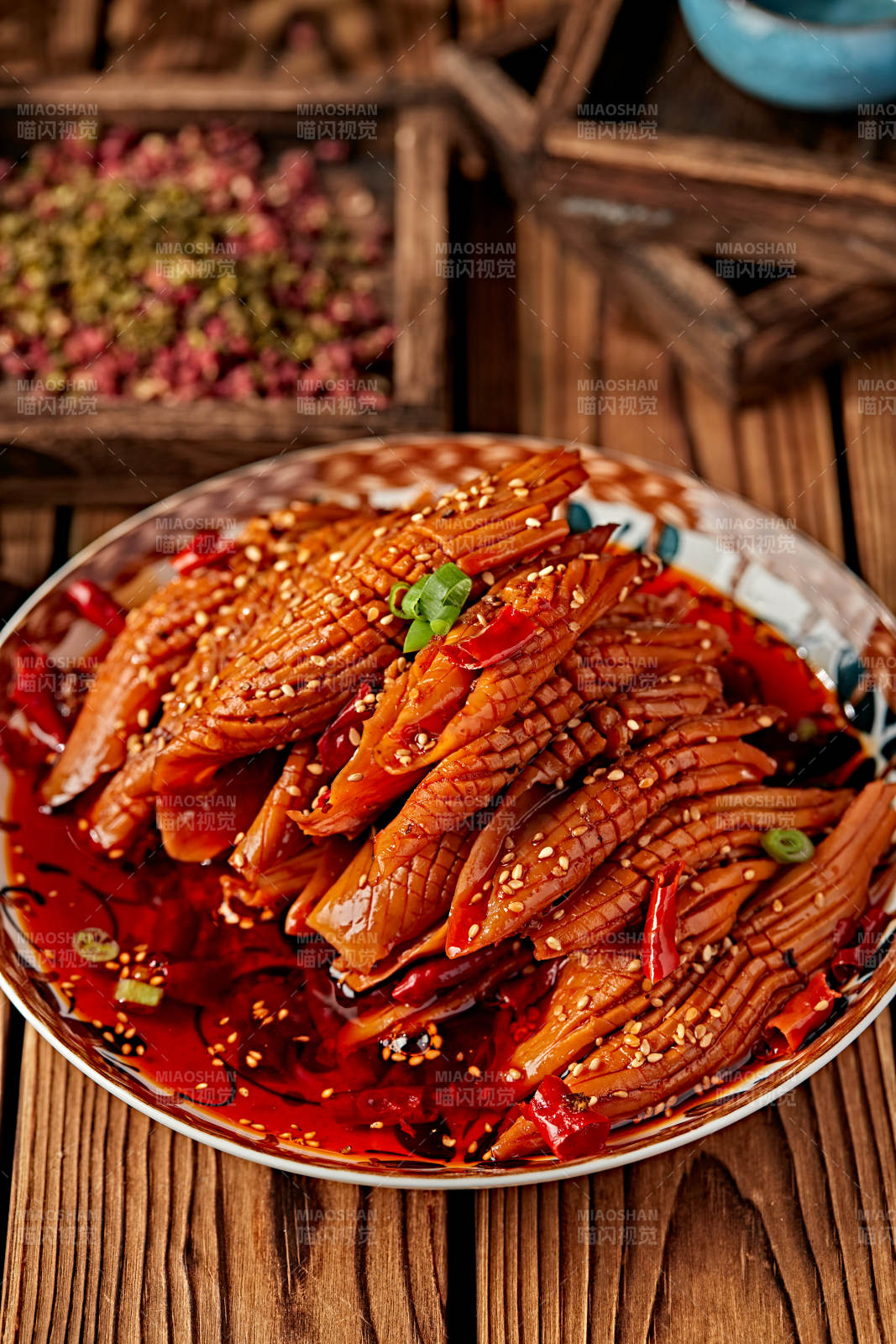 紅油香辣火箭魷魚身