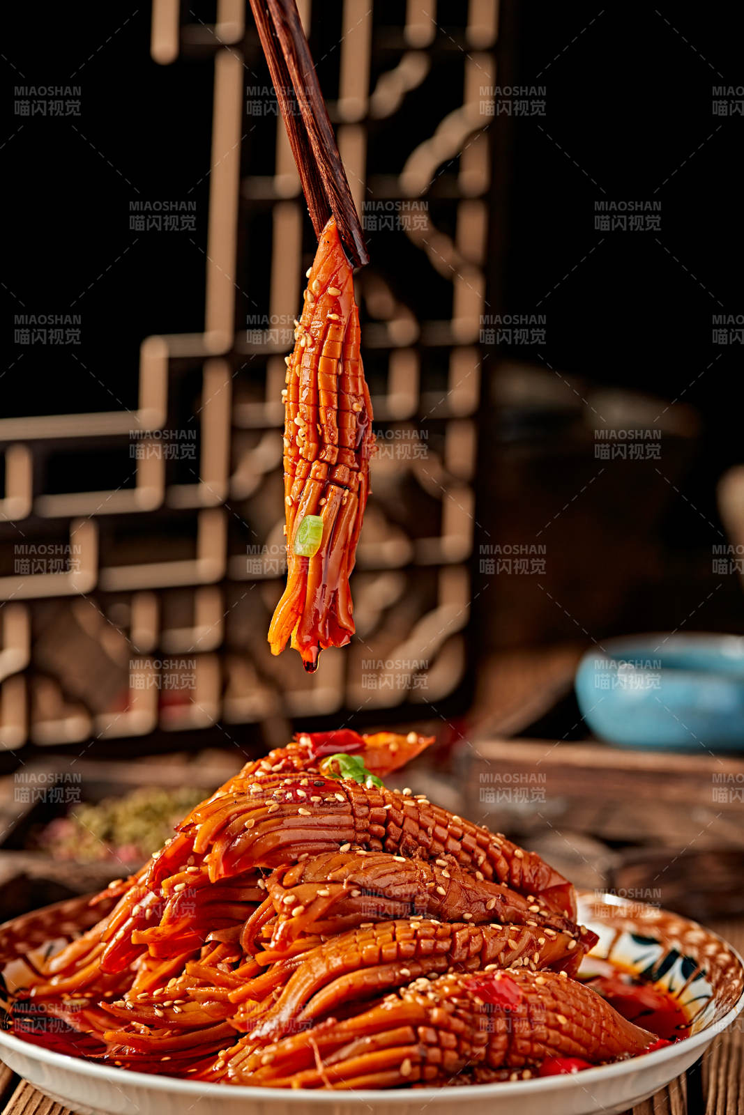 紅油香辣火箭魷魚身