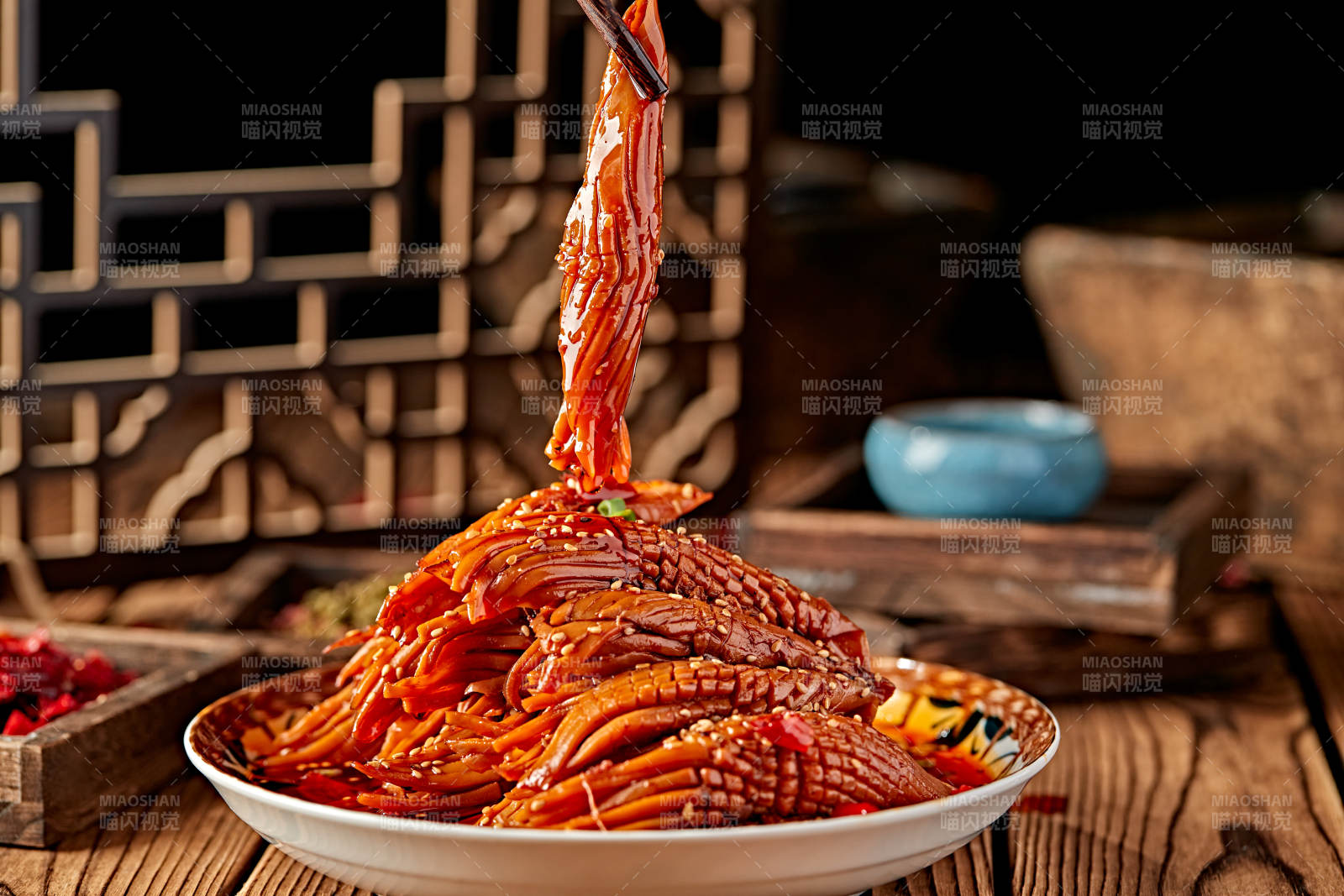 紅油香辣火箭魷魚身