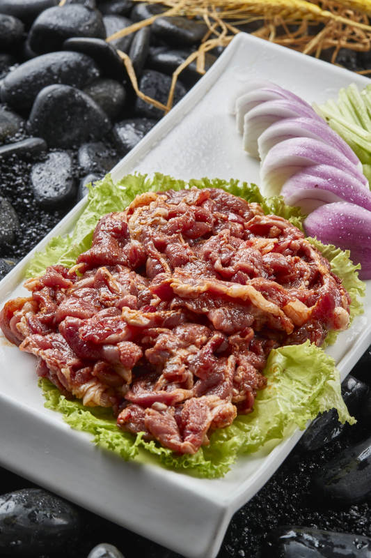 烤肉食材腌渍极品牛五花肉