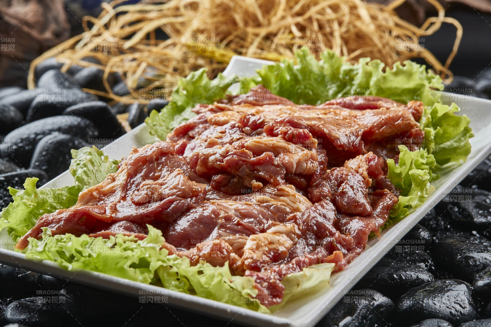 烤肉食材腌漬極品牛五花肉