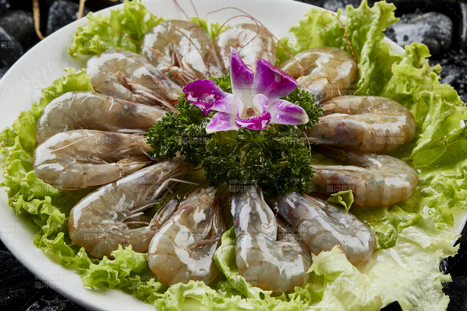 烤肉食材新鲜大虾