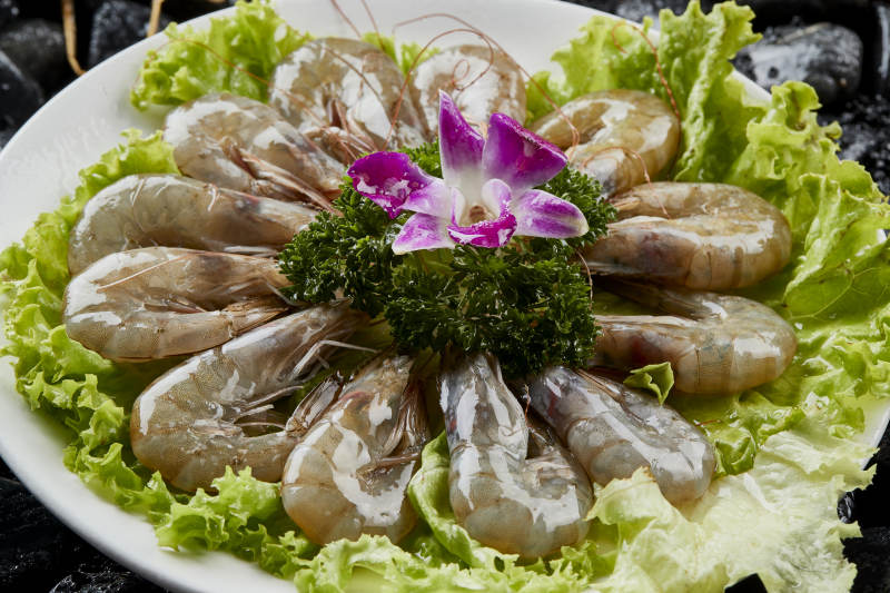 烤肉食材新鲜大虾