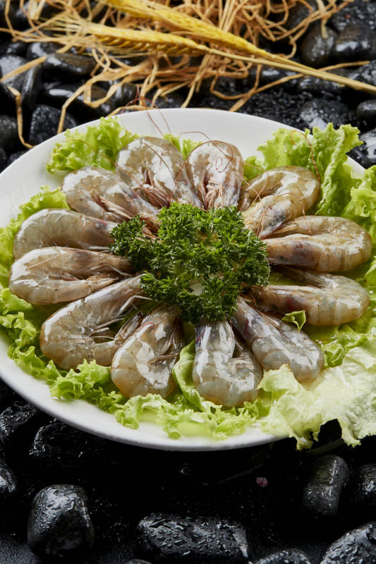 烤肉食材新鲜大虾