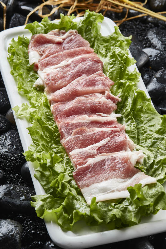 烤肉食材极品猪五花肉
