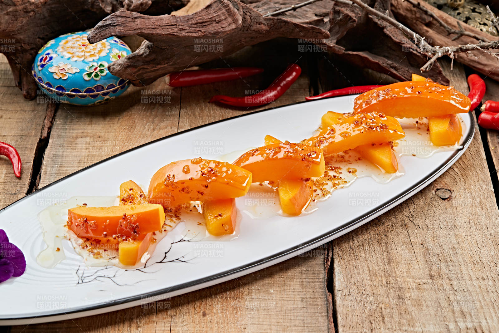 香蒸桂花蜜醸金瓜