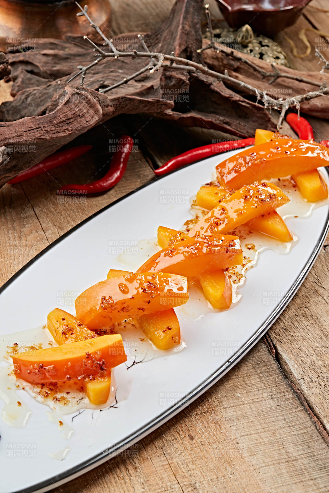 香蒸桂花蜜醸金瓜