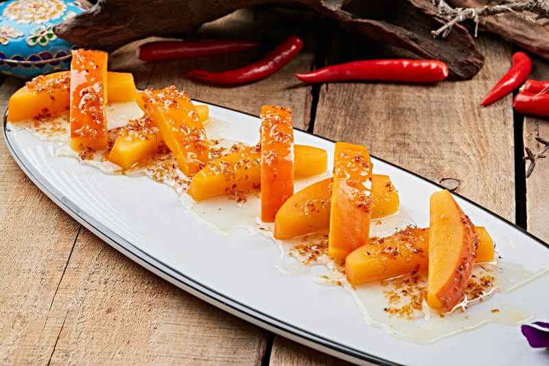 香蒸桂花蜜醸金瓜