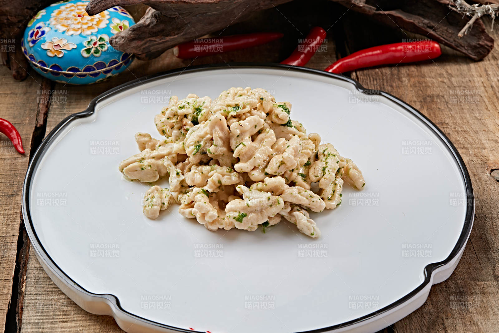 鮮山葵醬醸桃仁