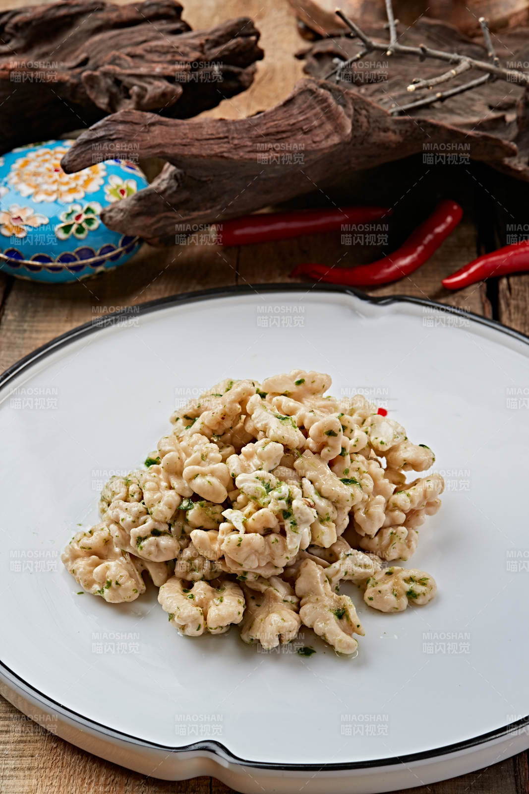 鮮山葵醬醸桃仁