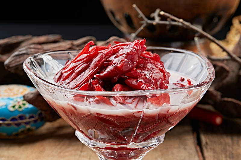 酸奶果脯芦荟冰