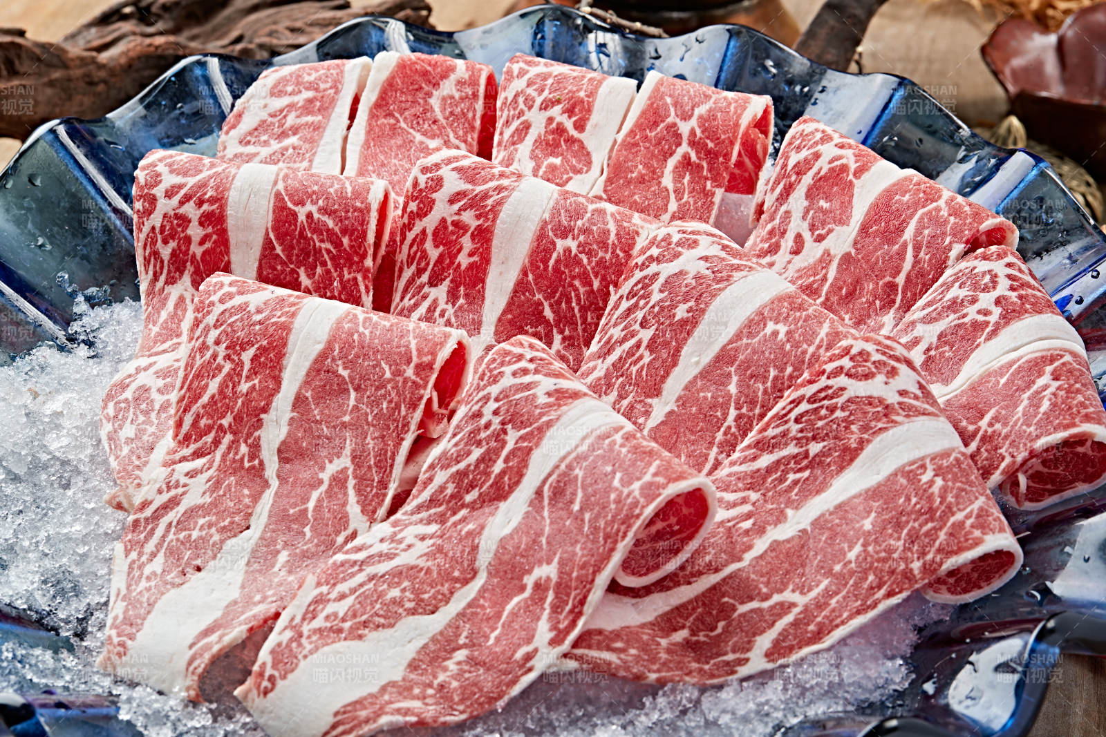 雪花肥牛切片