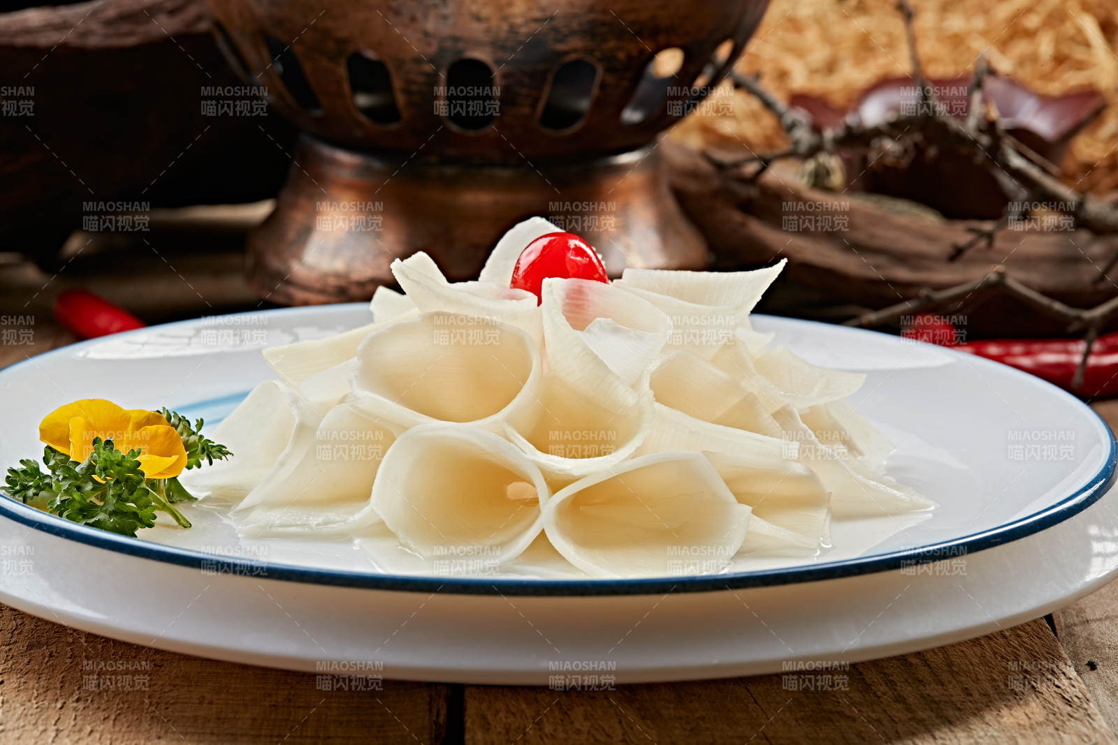 火鍋食材新鮮冬筍片